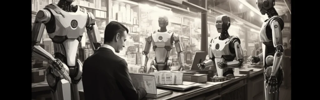 robot trading vintage